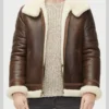Aviator Shearling Leather Jacket